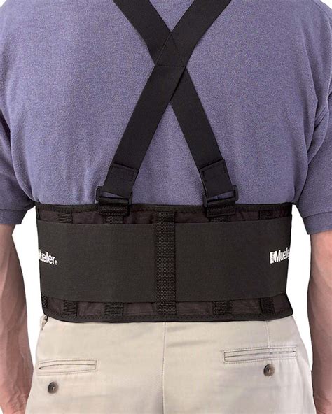 Mueller Back Support with Braces | Physical Sports First Aid
