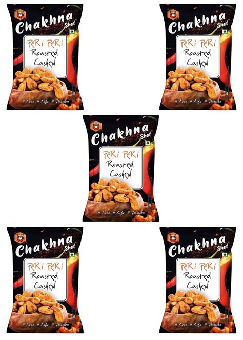 Get Peri Peri Roasted Cashew - Pack of 5 at ₹ 150 | LBB Shop