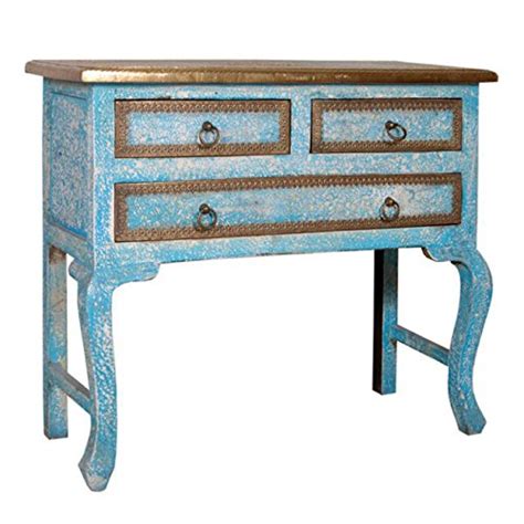 Blue Kitty Console Table : Amazon.in: Home & Kitchen