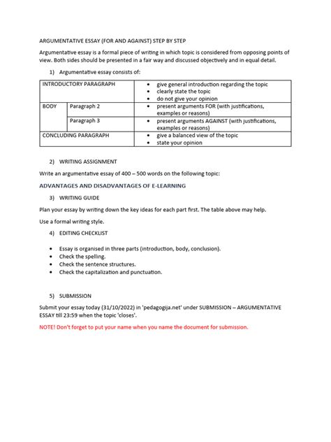 Argumentative Essay Tutorial 的图像结果