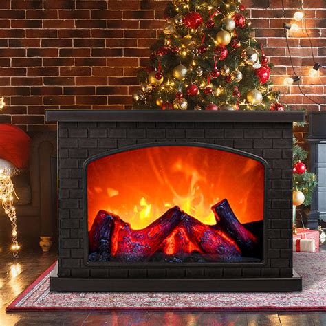 LED Electric Fireplace - Touch Control USB & Battery Operated Fireplace ...