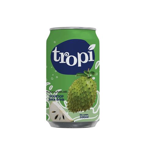 Tropi Brand Fruit Juice Drink 330mL Soursop - Tan Do