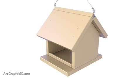 Bird Feeder 3D Model - Download