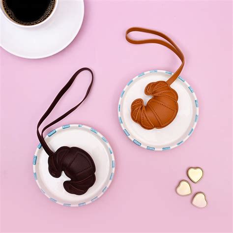 The Petite Croissant Bag Charm – LeatherNoLeather