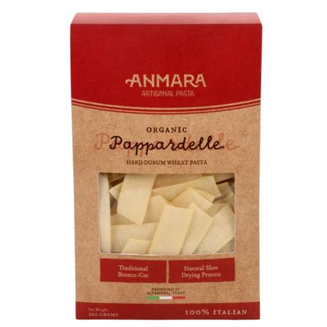 Organic Artisanal Pappardelle Pasta – Bronze-Cut Italian Durum Wheat A ...