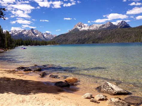 Idyllic Scene at Redfish Lake