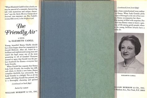 "The Friendly Air" 1971 CADELL, Elizabeth