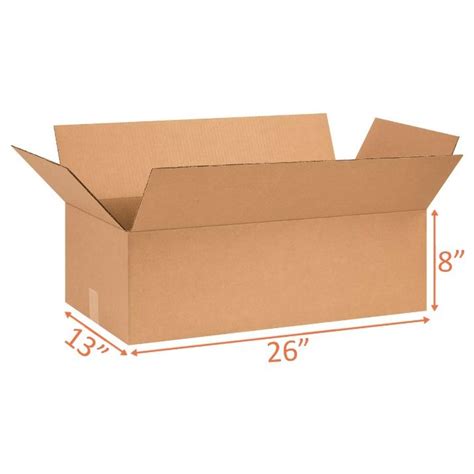 26 x 13 x 8 Inch Corrugated Boxes - 3 Ply | U-Pack