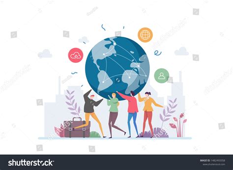 Global Partnership Vector Images 的图像结果