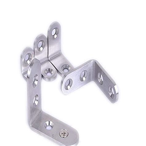 Buy Stainless Steel Angle Shelf Brackets Heavy Duty Corner Brackets for ...