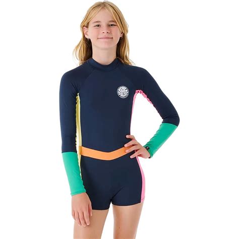 Rip Curl Day Break Long-Sleeve One Piece Swimsuit - Girls' - Kids