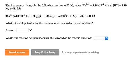 Image result for Free Energy Change for Reaction of H2O2 Pro