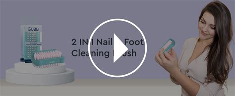 GUBB 2 In 1 Nail & Foot Cleaning Pedicure Brush, Provides Good Feet ...
