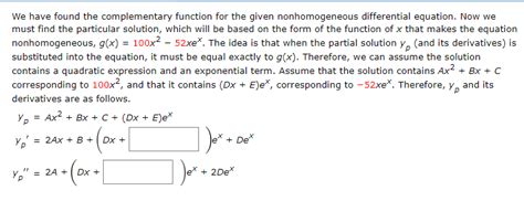 Finding Complementary Function 的图像结果