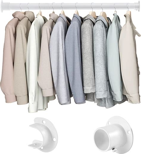 Amazon.com: Closet Rod, 17 to 99 inches Adjustable Closet Rods for ...