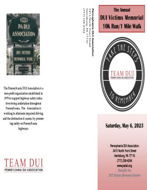 Fillable Online Membership Application - PA DUI Association Fax Email ...