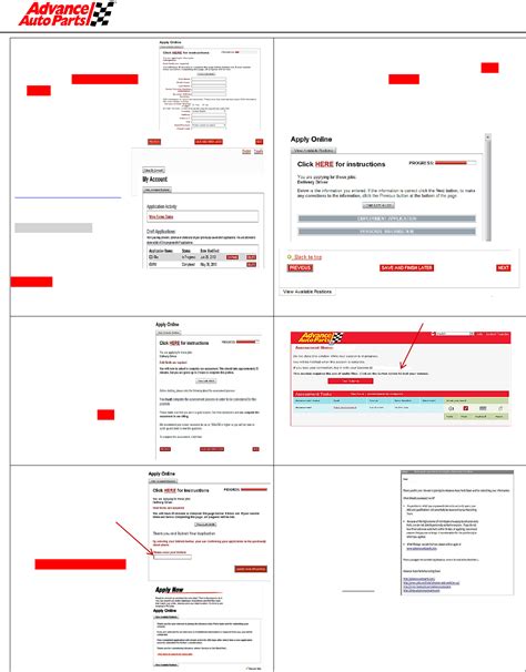Advance Auto Parts Application Form - Edit, Fill, Sign Online | Handypdf