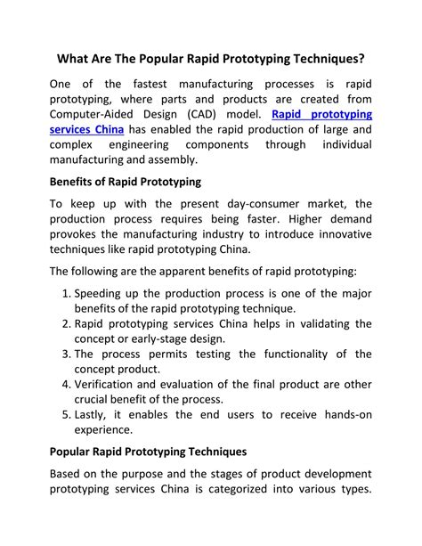 Rapid Prototyping Techniques 的图像结果