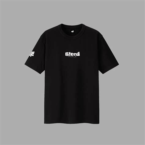BLEED FLEX BLACK Oversized Heavyweight T-shirt – WHAT THE FLEX