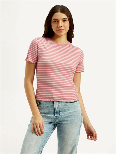 Women's Striped Slim-fit T-shirt – Levis India Store