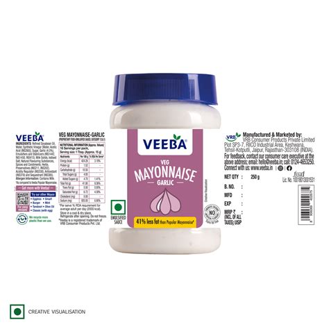 Veeba | Buy Best Garlic Mayonnaise Sauce online