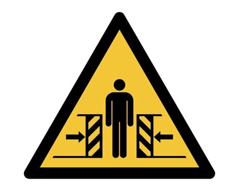 Safety sign Warning; Crushing | 300 * 264 mm