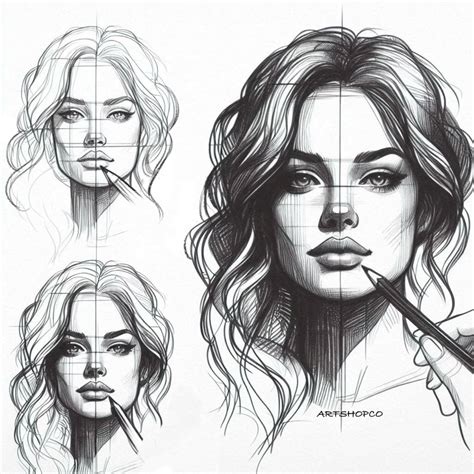 Pencil drawing tutorial | sketch art & portrait art lessons ...