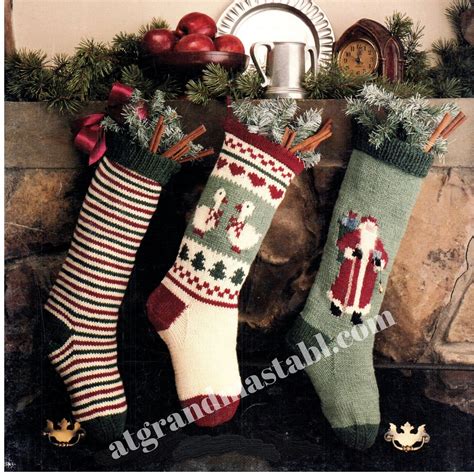 Knit Christmas Stocking Pattern