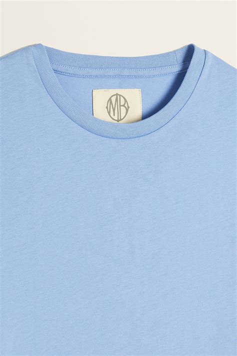 Powder Blue Crew-Neck T-Shirt