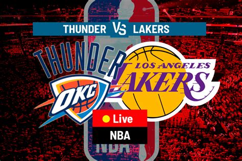 Thunder- Lakers live updates: Final score, stats and highlights from ...