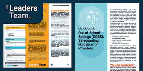 Out-of-School Settings Safeguarding Guide
