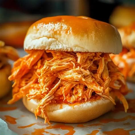 Spicy Shredded Buffalo Chicken Sandwich