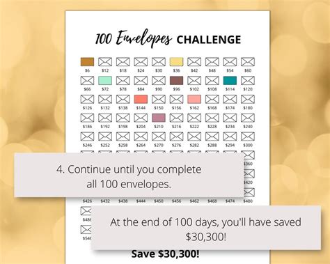 Buy 30k Savings Challenge Printable PDF Save 30000 in 100 Days Online ...