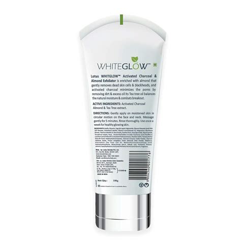 Lotus Herbals Whiteglow Activated Charcoal Anti-Pollution Brightening ...