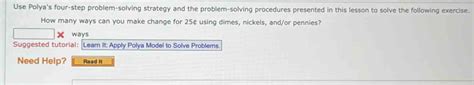 Image result for Polya's Four-Step Problem Solving Strategy