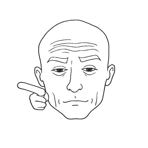 wojak meme : Wojak pointing - Wojak meme Creator