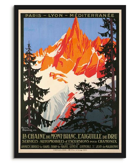 Chamonix Mont Blanc – Vintage travel – Plume