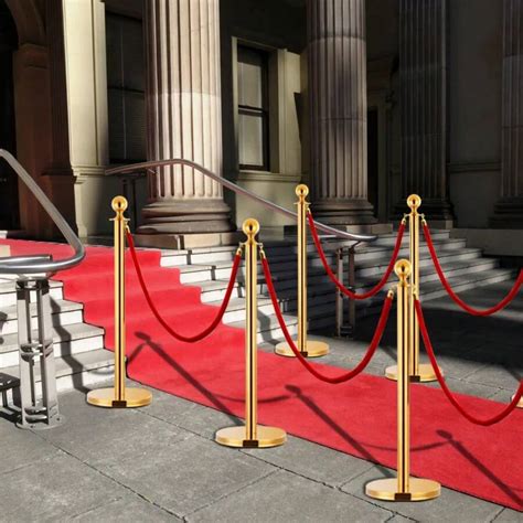 VIP Barrier Stanchion 3-Person Guidance System Barrier Stanchion ...