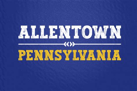 Allentown Pennsylvania Vintage Graphic by basyar · Creative Fabrica