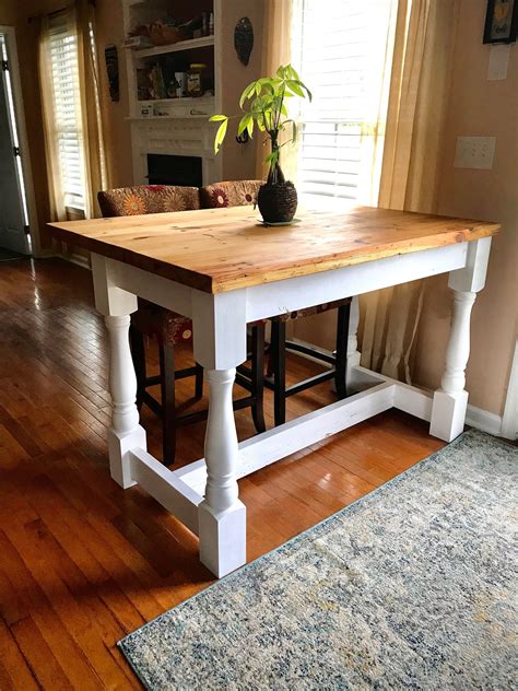 Butcher Block Island Dining Table at Natasha Barr blog