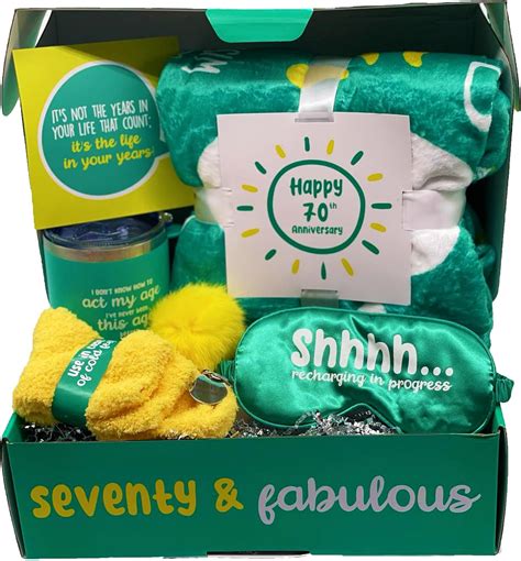 Amazon.com: Healthy Seniors 70th Birthday Gifts for Women - 70th ...