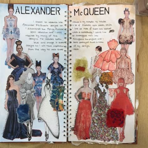 Textiles Sketchbook Examples 的图像结果