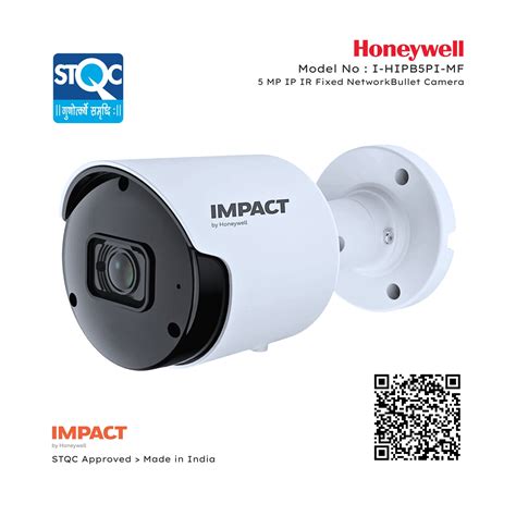 Honeywell Impact I-HIPB5PI-MF 5 MP IP IR Fixed Network Bullet Camera ...