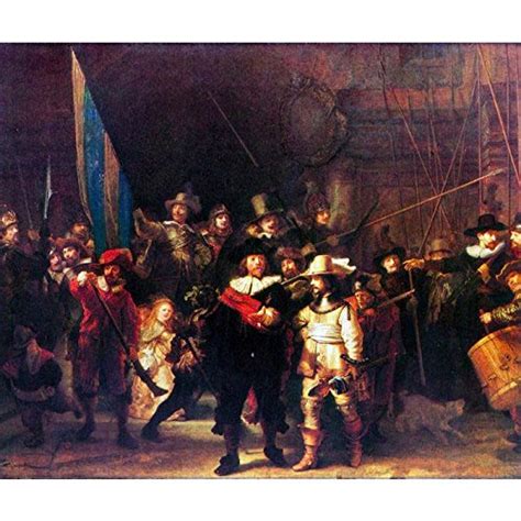 Art Panel - Night Watch by Rembrandt : Amazon.in: Home & Kitchen