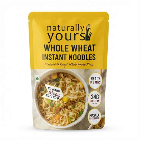 Protein Noodles - Khapali Atta (Whole Wheat) Instant Noodles - High in ...