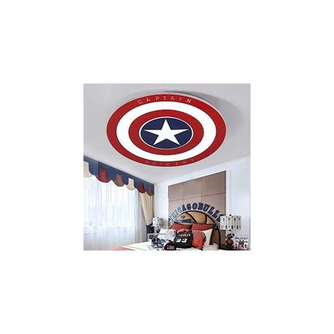 LITFAD Circle Boys Bedroom Ceiling Light Metal LED | Ubuy India