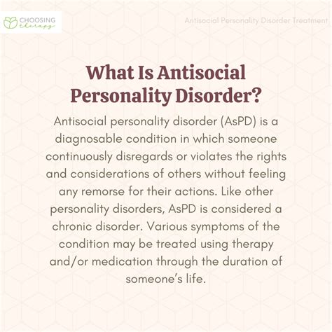What Is Antisocial Personality Disorder Treatment Management And Prevention