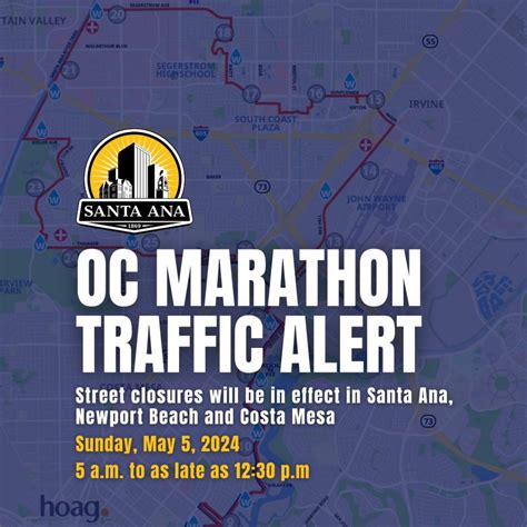 OC Marathon street closures set for this weekend - New Santa Ana