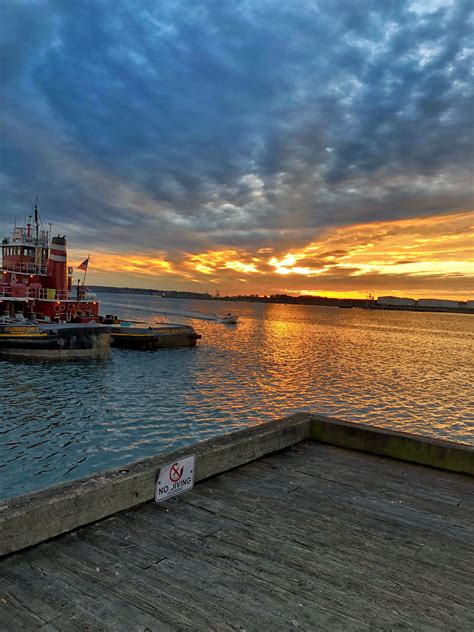 Maine State Pier Sunrise. Portland, ME. 3024 x 4032 OC : r/SkyPorn