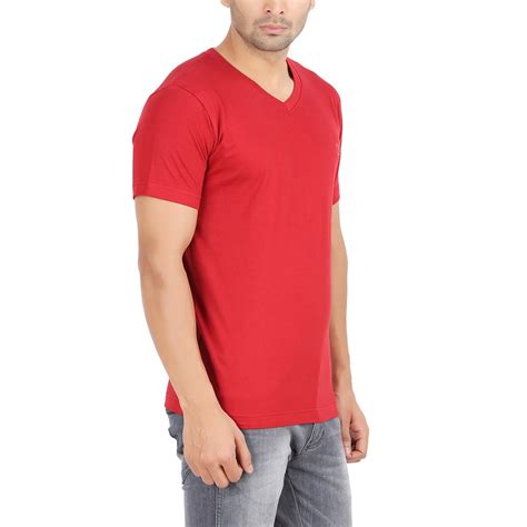 Maroon V Neck Tshirt -Style #0904 – Scorpion India